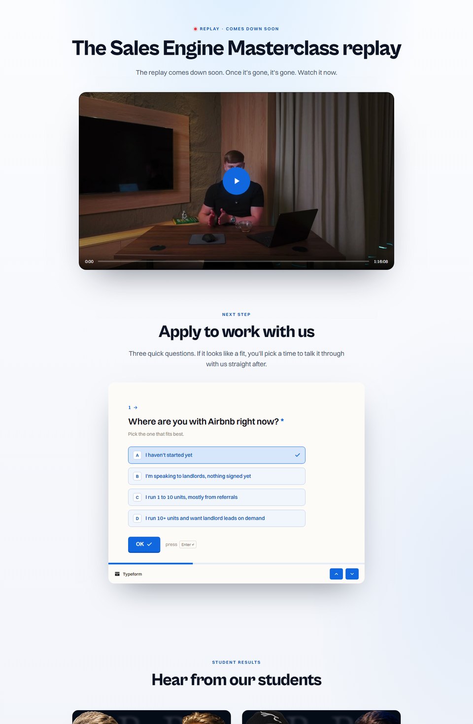 Replay + application preview
